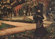 James Tissot The Letter (nn01) oil painting on canvas